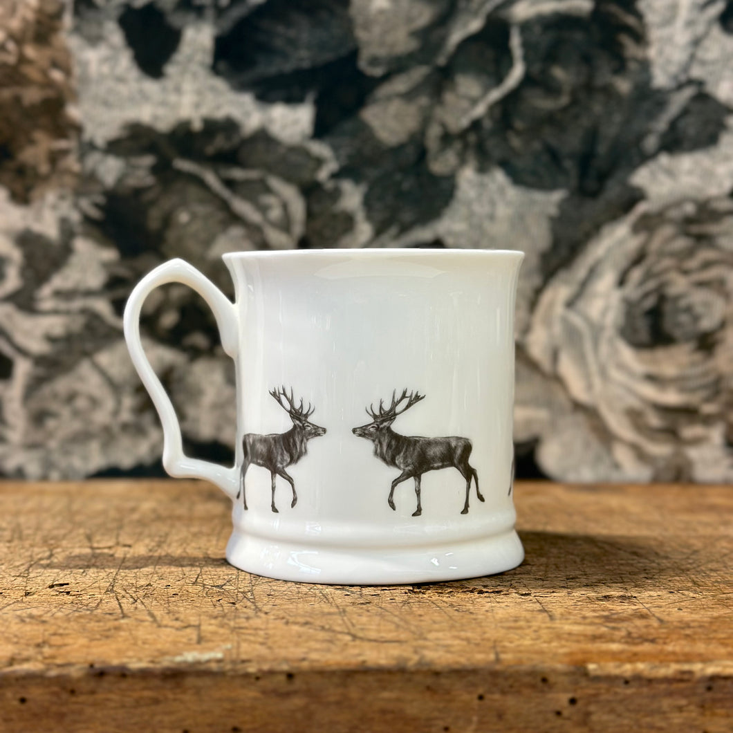 Strolling Stag Fine Bone China Mug